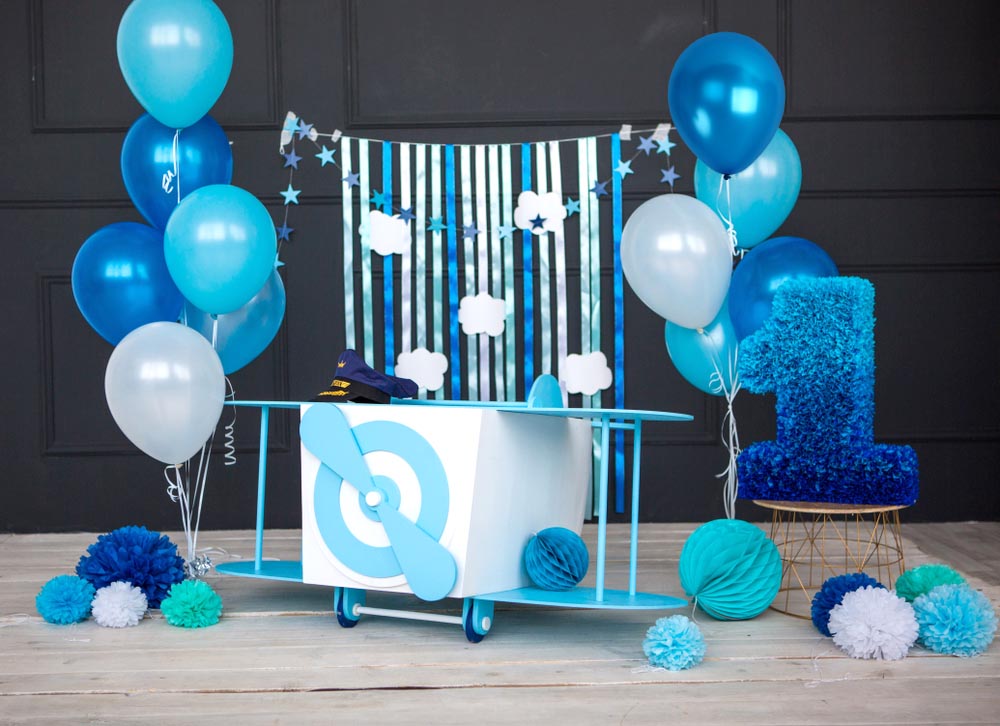 Pearlescent Royal Blue Balloons - 12 Inch Latex Balloons