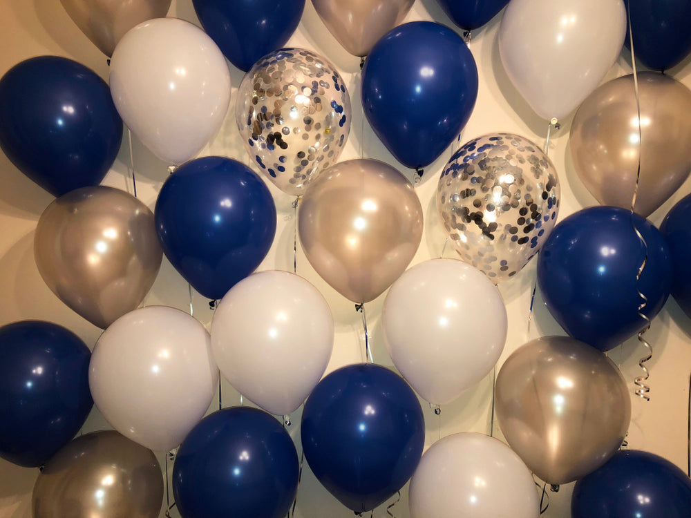 Navy Blue Balloons - 10 Inch Latex Balloons