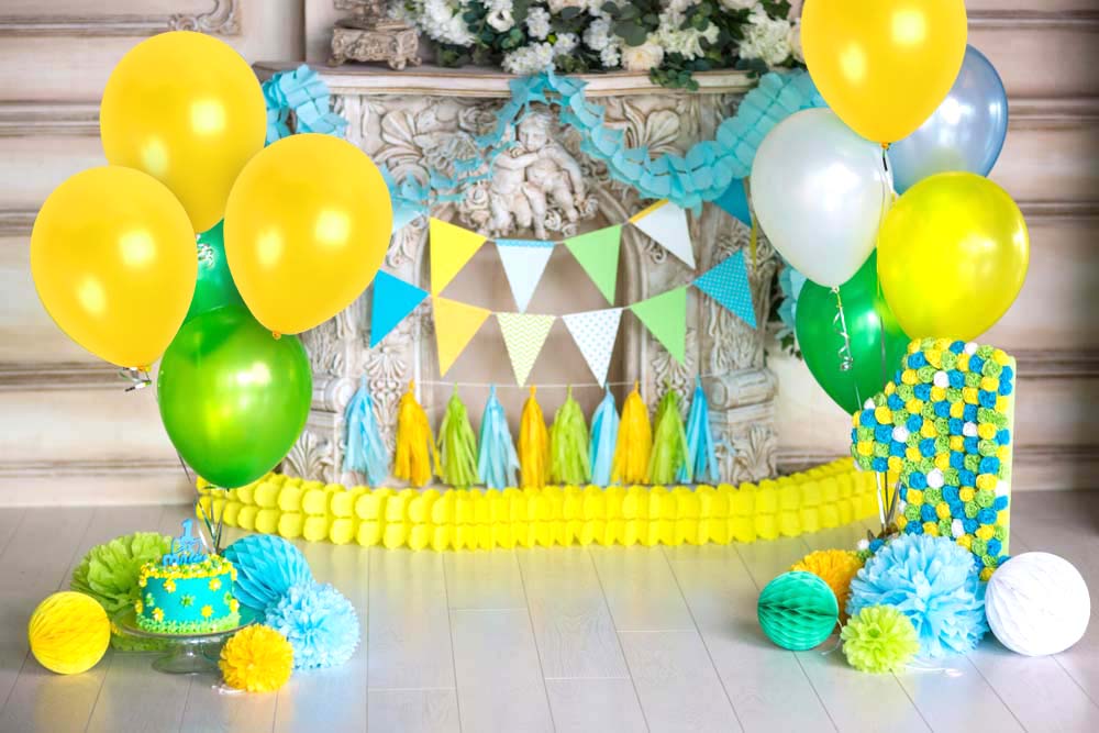 Pearlescent Yellow Balloons - 12 Inch Latex Balloons