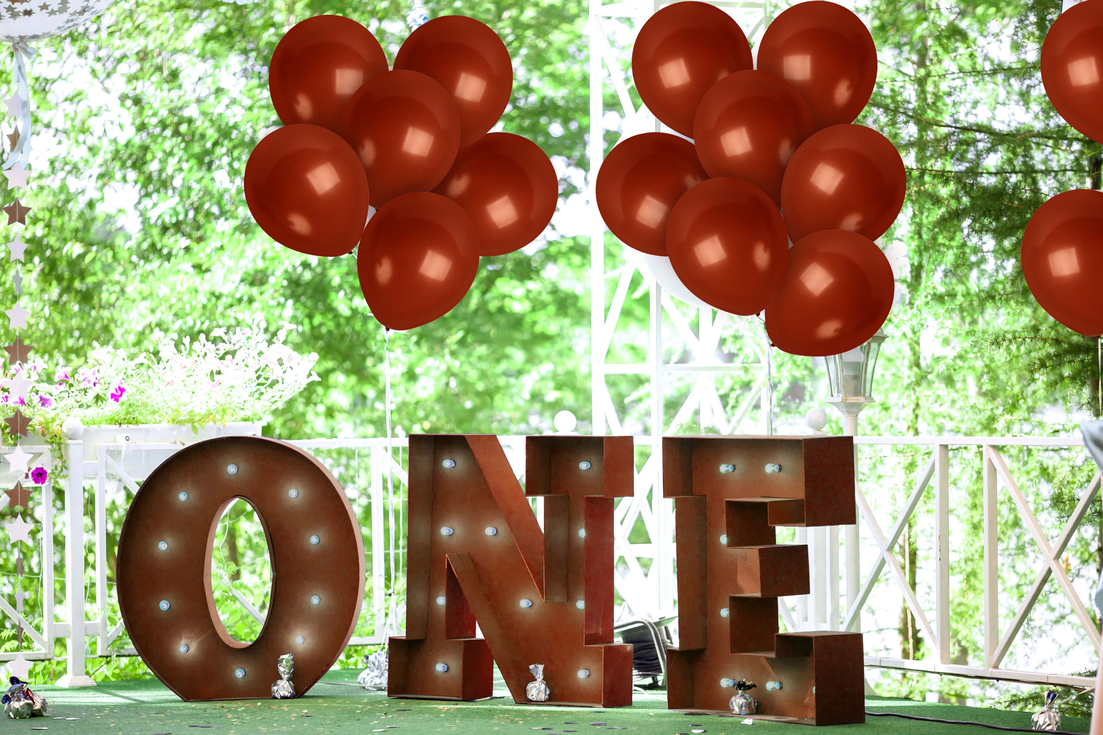 Brown Balloons - 12 Inch Latex Balloons