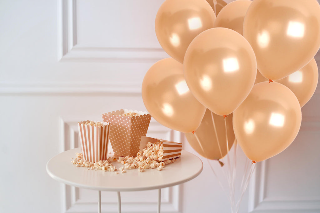 Pearlescent Champagne Balloons - 12 Inch Latex Balloons