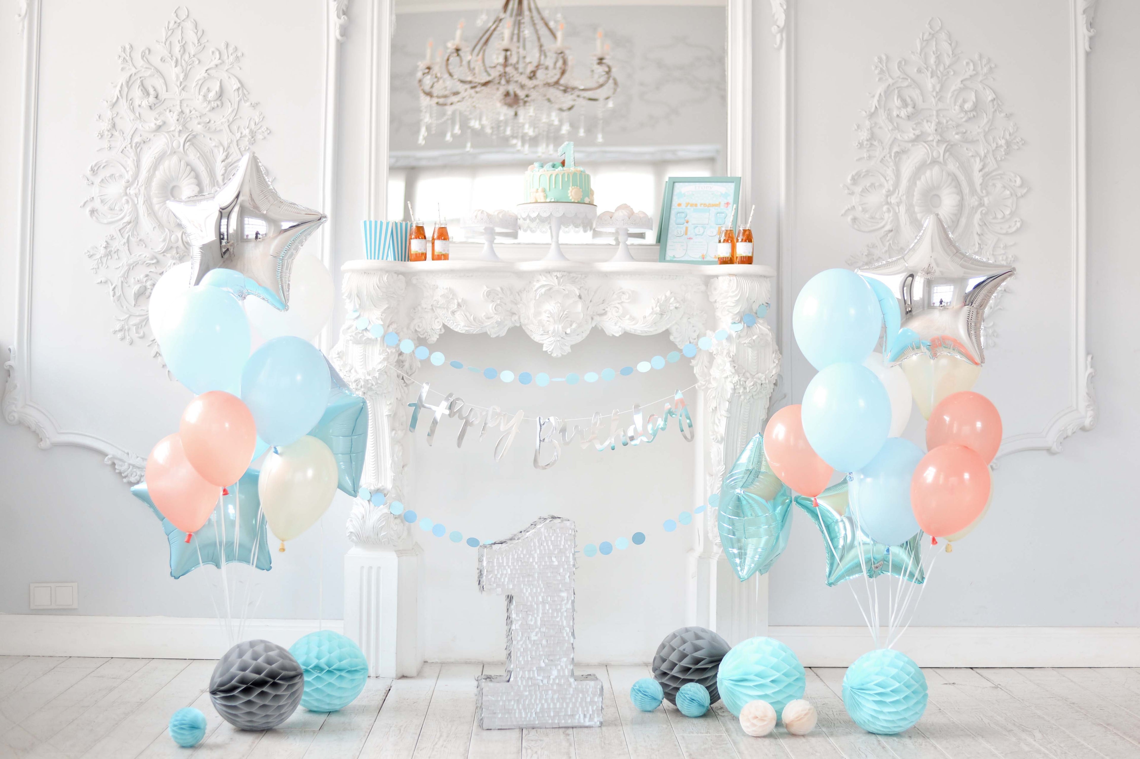 Macaron Powder Blue Balloons - 12 Inch Latex Balloons