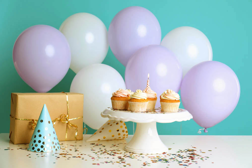 Macaron Pastel Purple Balloons - 12 Inch Latex Balloons