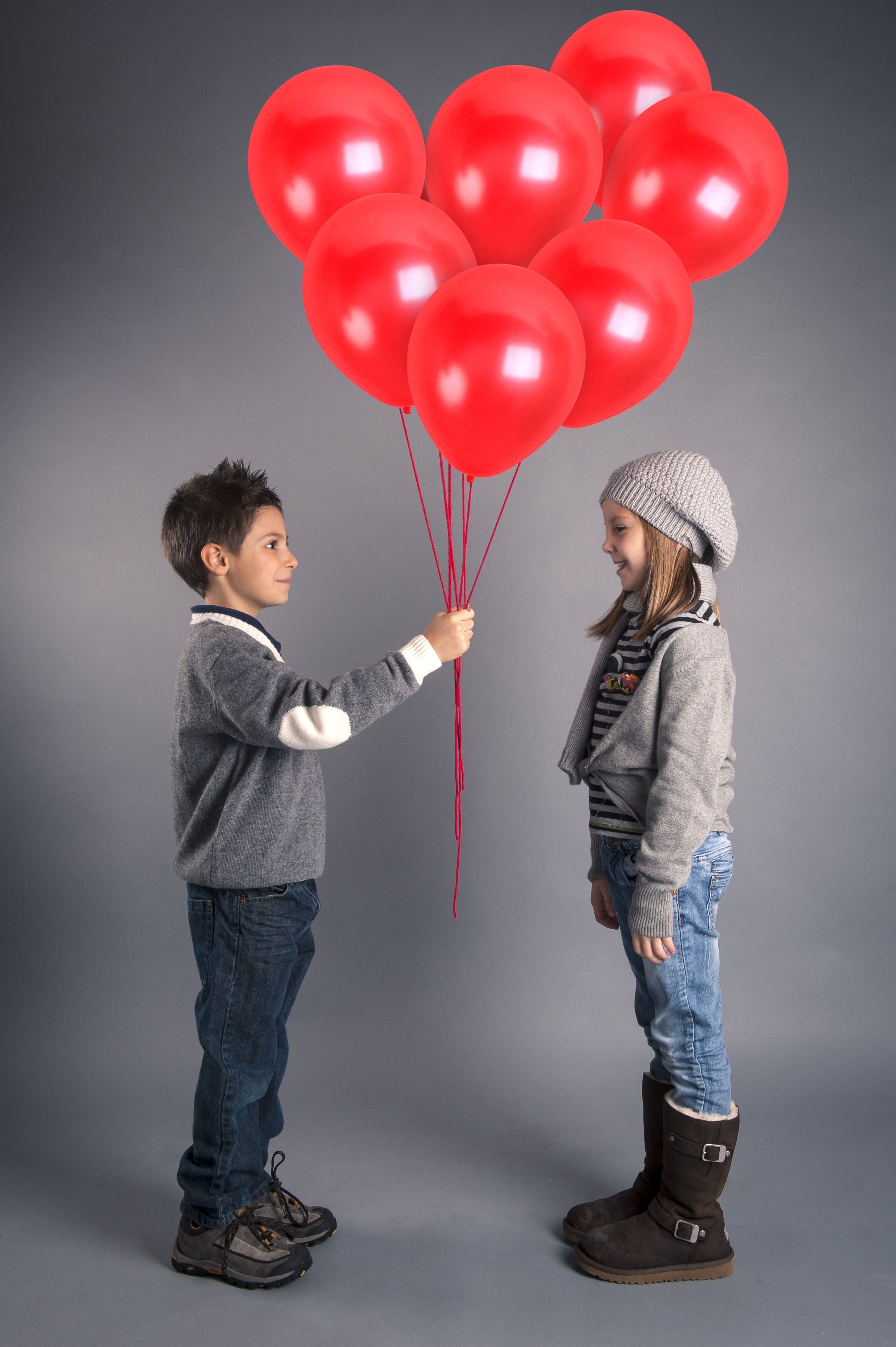 Pearlescent Red Balloons - 12 Inch Latex Balloons