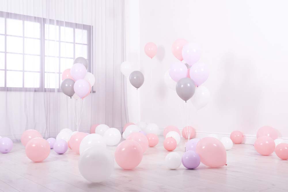 Macaron Baby Pink Balloons - 12 Inch Latex Balloons