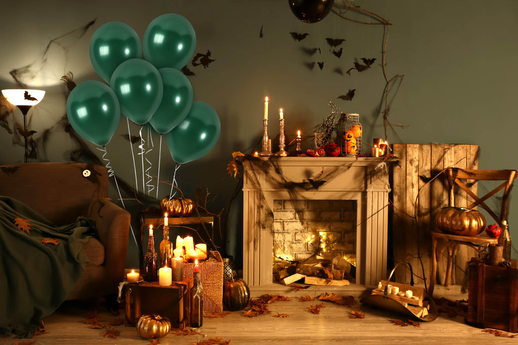 Pearlescent Pine Green Balloons - 12 Inch Latex Balloons