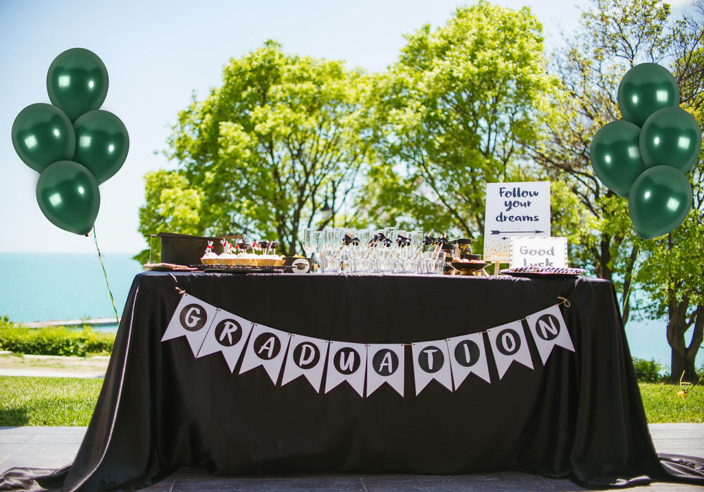 Pearlescent Pine Green Balloons - 12 Inch Latex Balloons