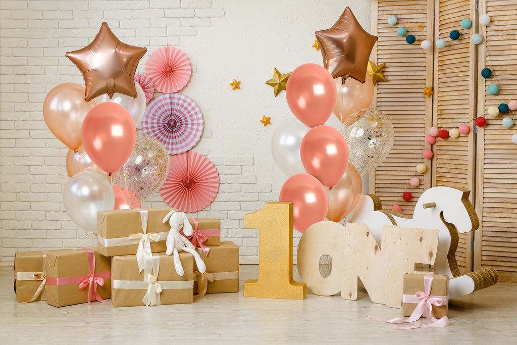 Pearlescent Rose Gold Balloons - 12 Inch Latex Balloons