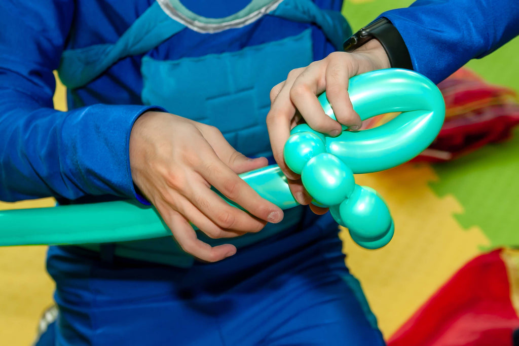 Turquoise Twisting Balloons - Long Balloons