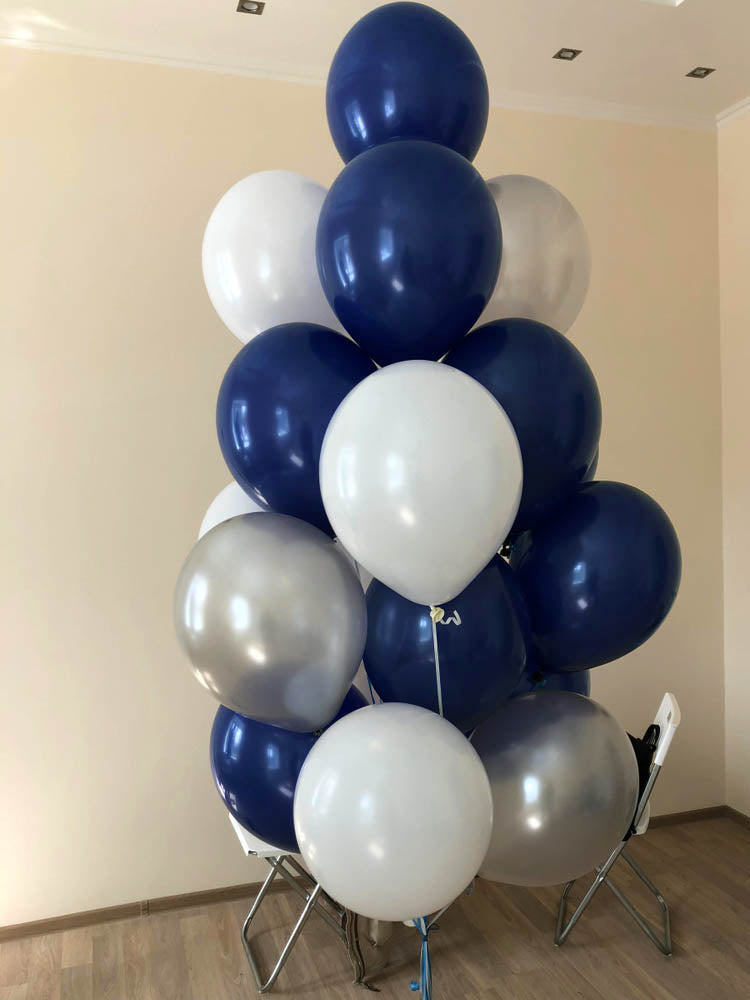 Navy Blue Balloons - 10 Inch Latex Balloons