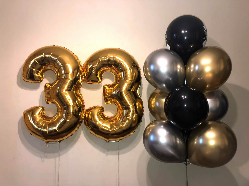 Silver Chrome Balloons - 12 Inch Latex Balloons
