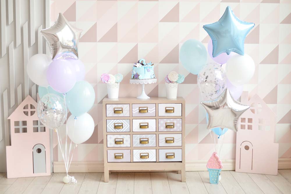 Macaron Powder Blue Balloons - 12 Inch Latex Balloons
