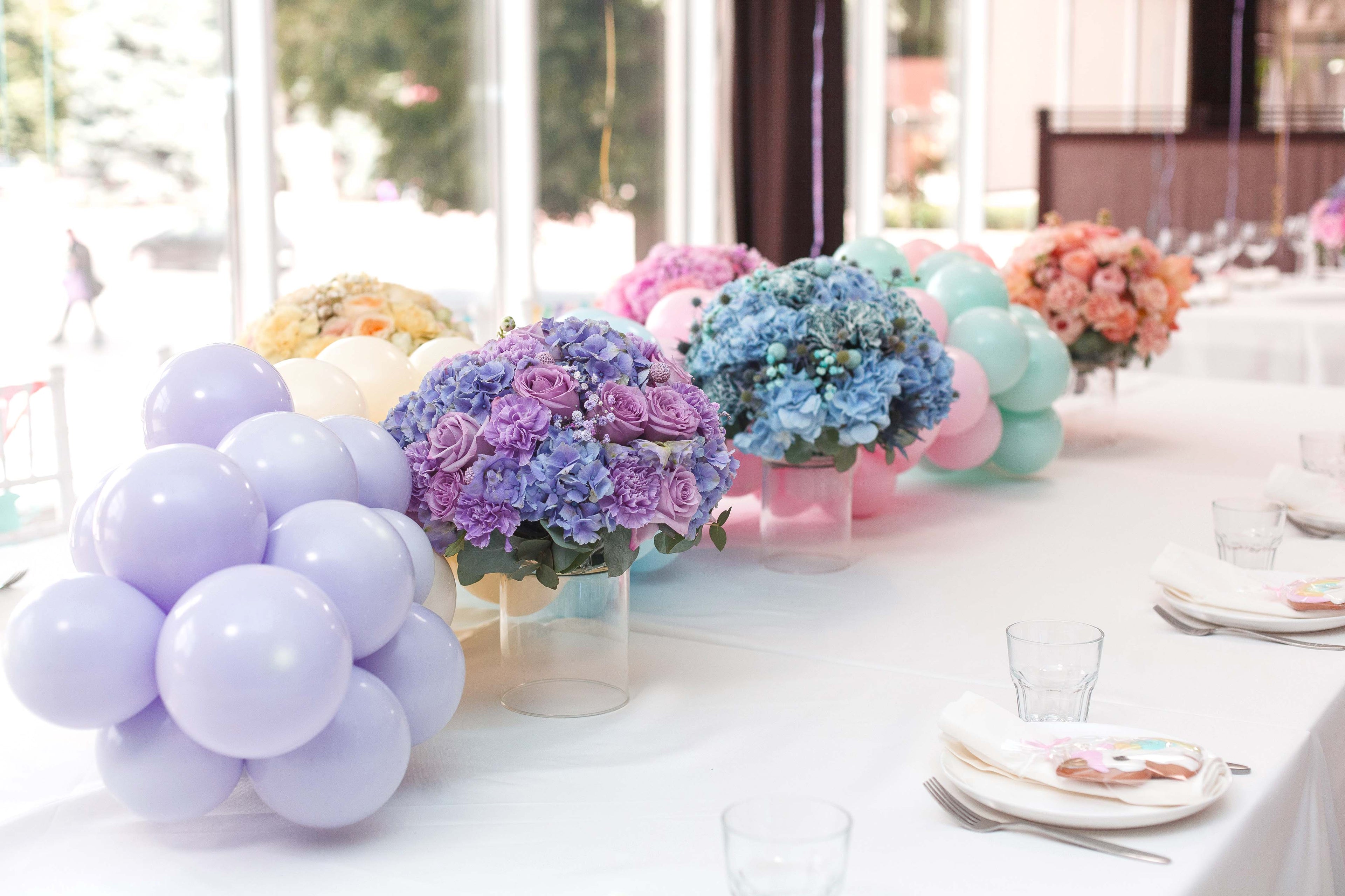 Macaron Soft Turquoise Balloons - 12 Inch Latex Balloons