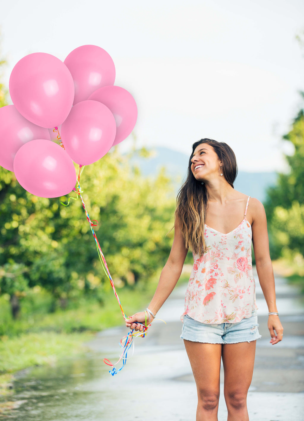 Pink Balloons - 12 Inch Latex Balloons