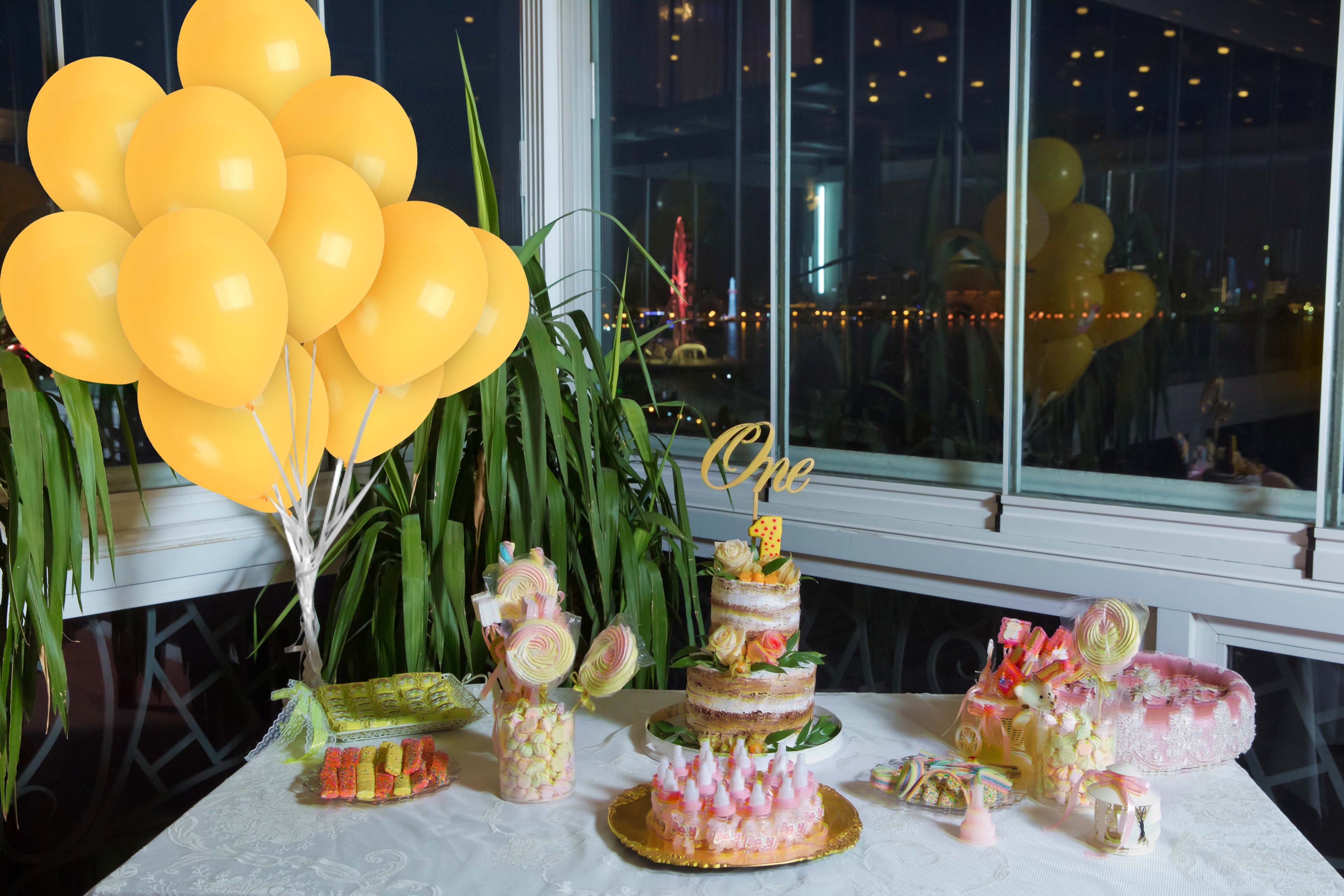 Dark Yellow Balloons - 12 Inch Latex Balloons