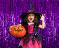 Purple Foil Fringe Curtain - 3ft x 8ft Tinsel Curtain