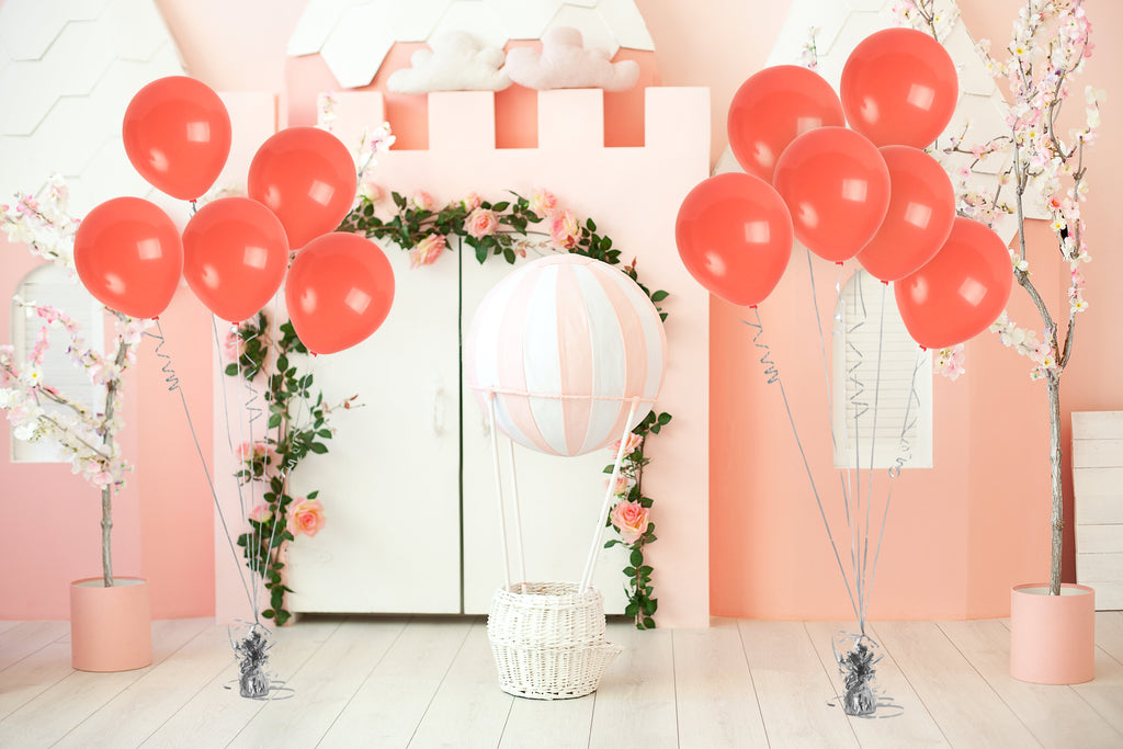 Coral Pink Balloons - 10 Inch Latex Balloons