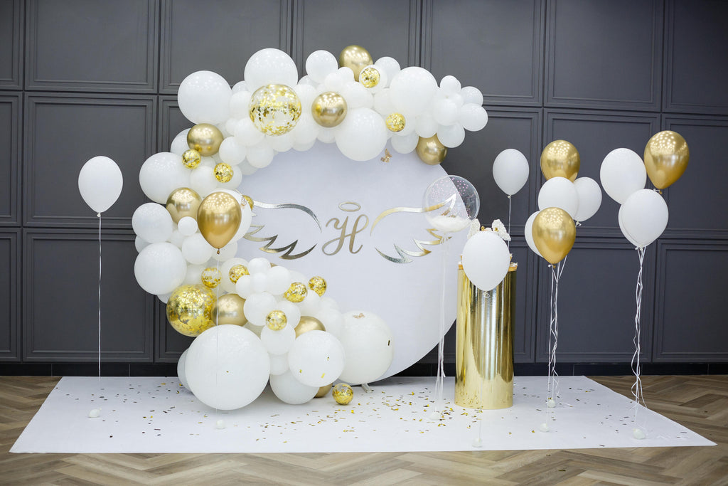 Gold Chrome Balloons - 12 Inch Latex Balloons
