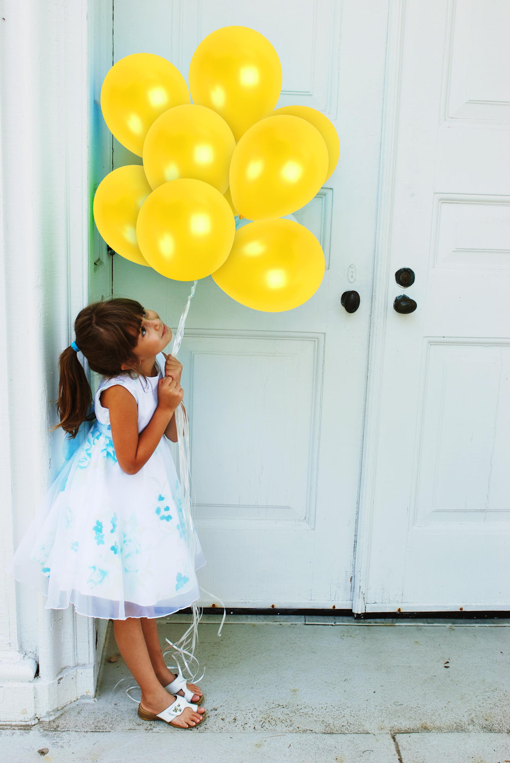 Pearlescent Yellow Balloons - 12 Inch Latex Balloons