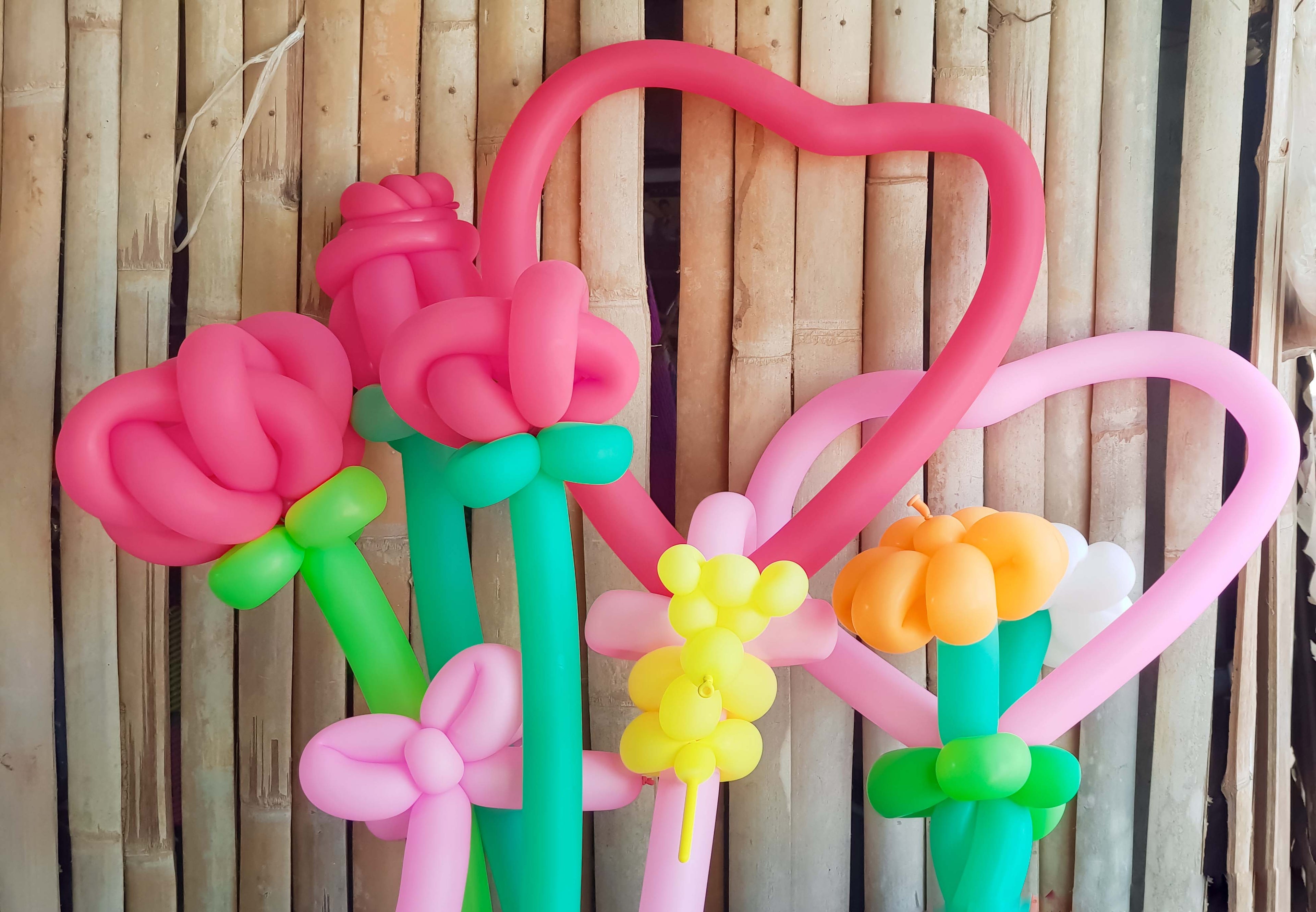 Magenta Twisting Balloons - Long Balloons