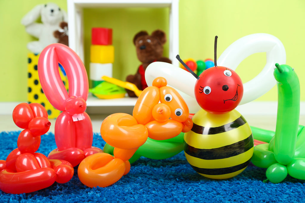 White Twisting Balloons - Long Balloons