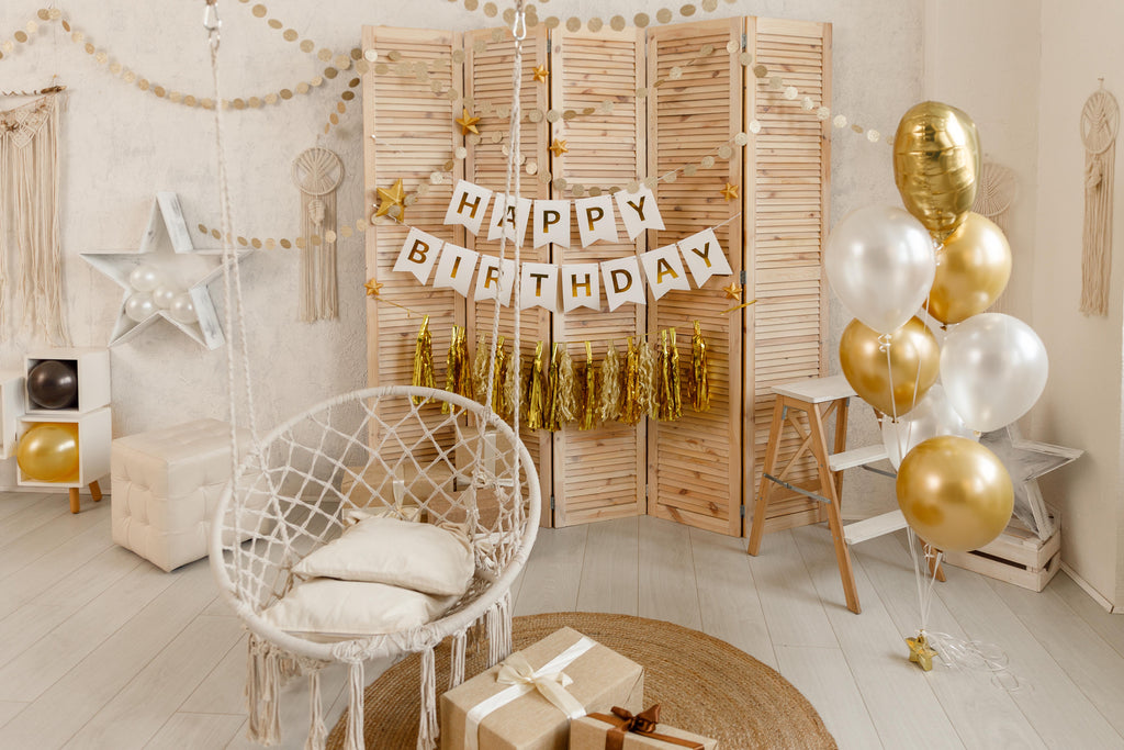 Gold Chrome Balloons - 12 Inch Latex Balloons