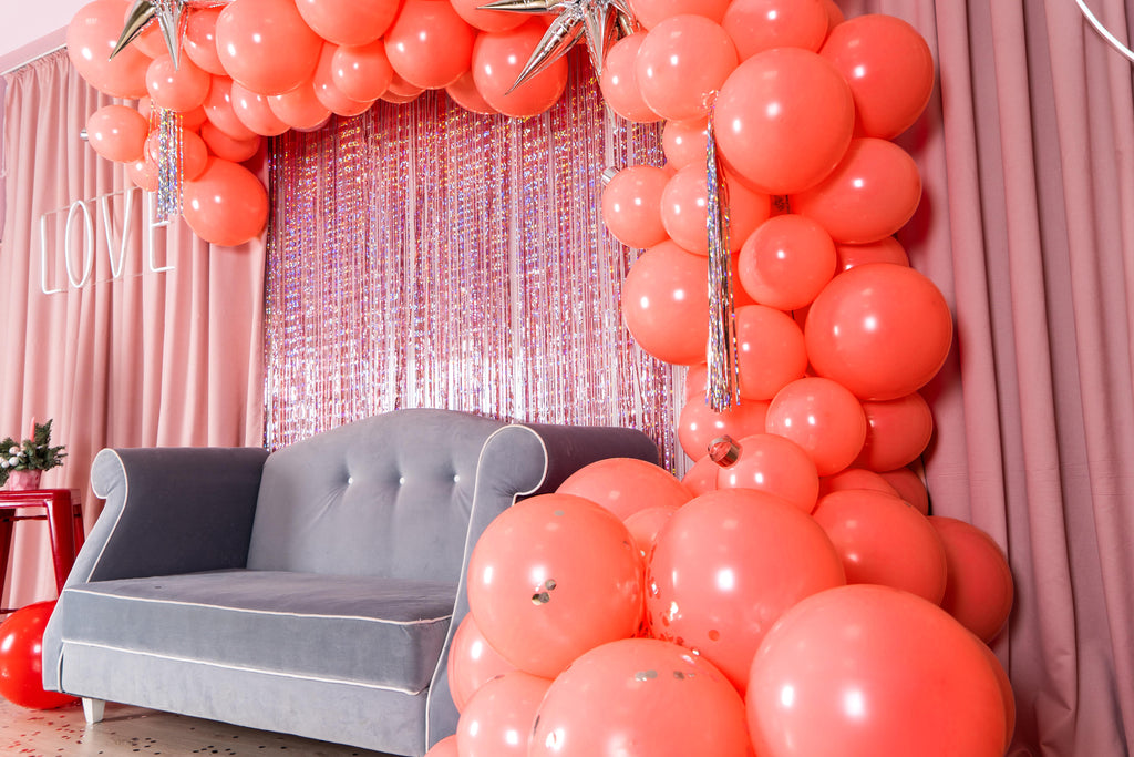 Coral Pink Balloons - 10 Inch Latex Balloons