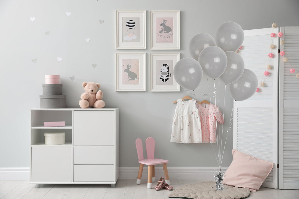Grey Balloons - 10 Inch Latex Balloons