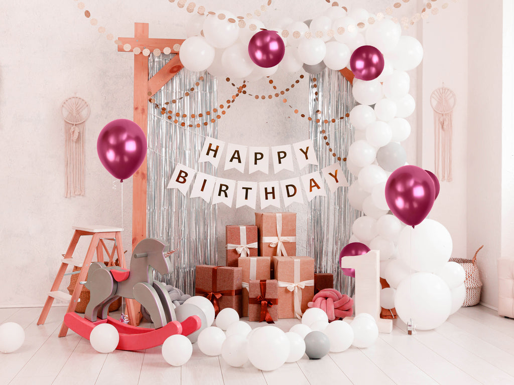 Red Chrome Balloons - 12 Inch Latex Balloons