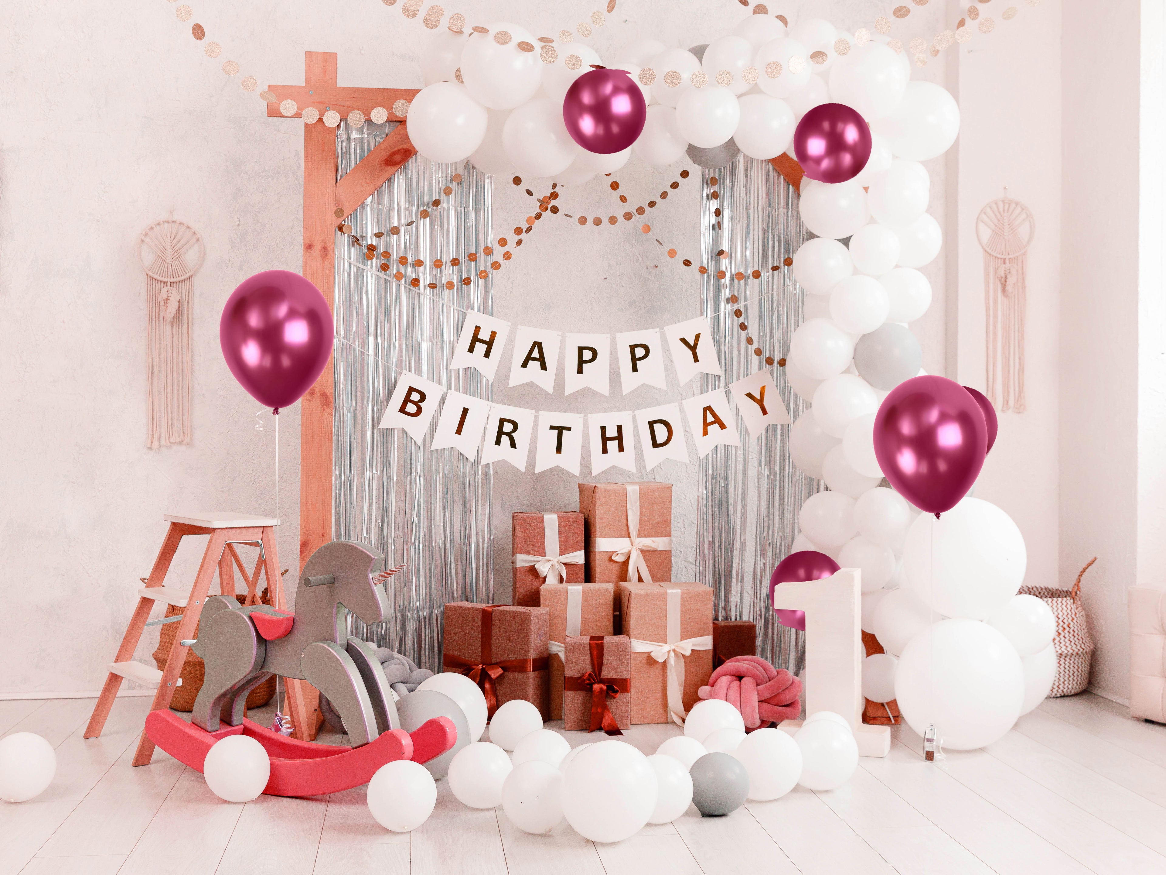 Red Chrome Balloons - 12 Inch Latex Balloons