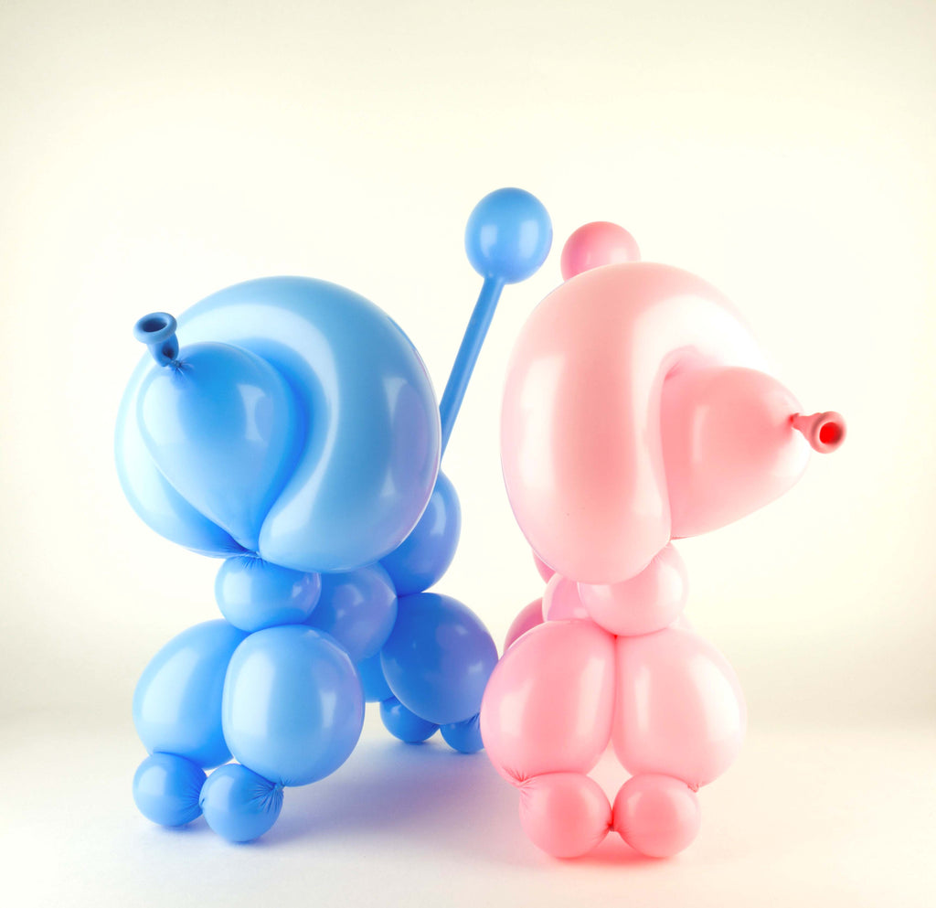 Light Blue Twisting Balloons - Long Balloons