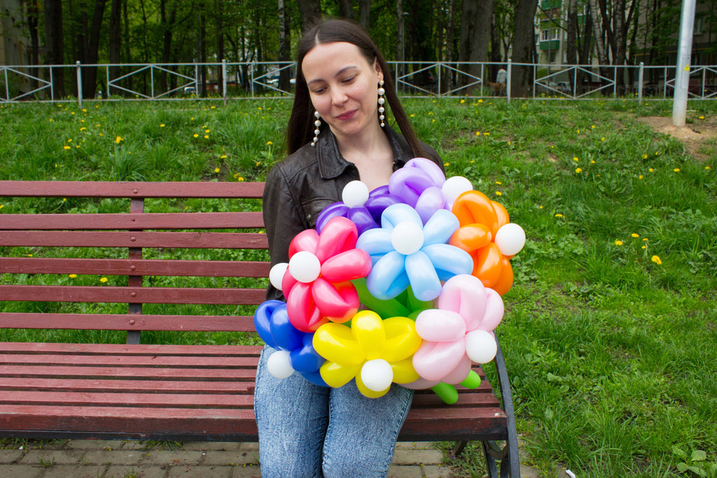 Magenta Twisting Balloons - Long Balloons