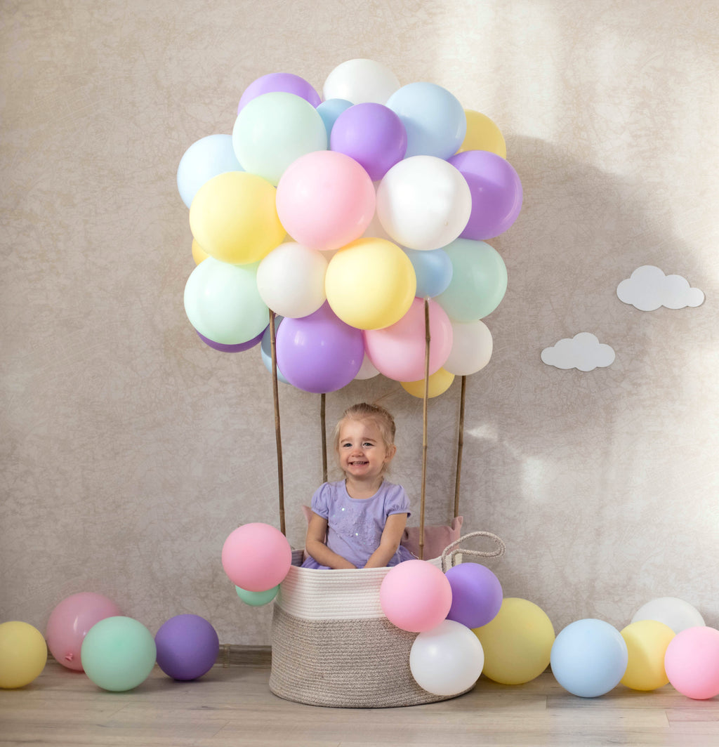Macaron Assorted Pastel Balloons - 12 Inch Latex Balloons