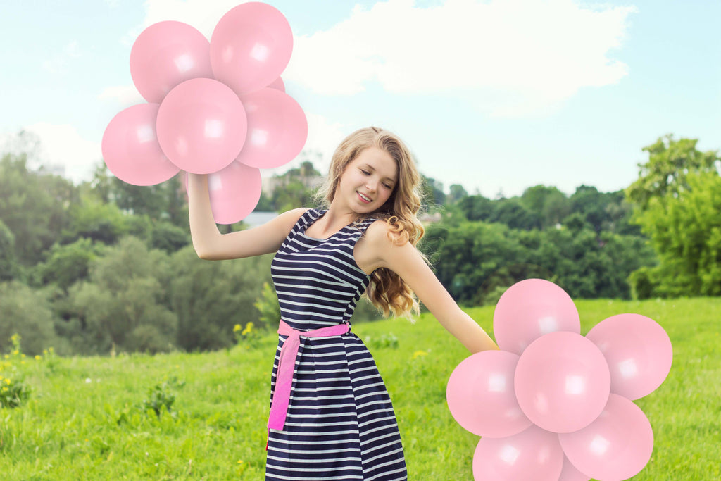 Light Pink Balloons - 12 Inch Latex Balloons