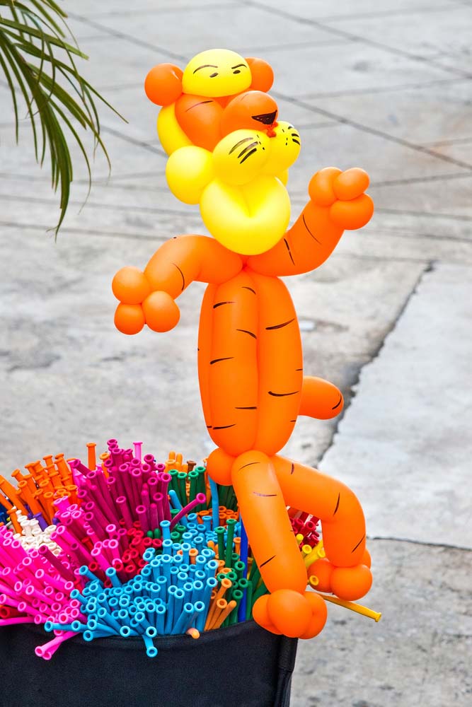 Orange Twisting Balloons - Long Balloons