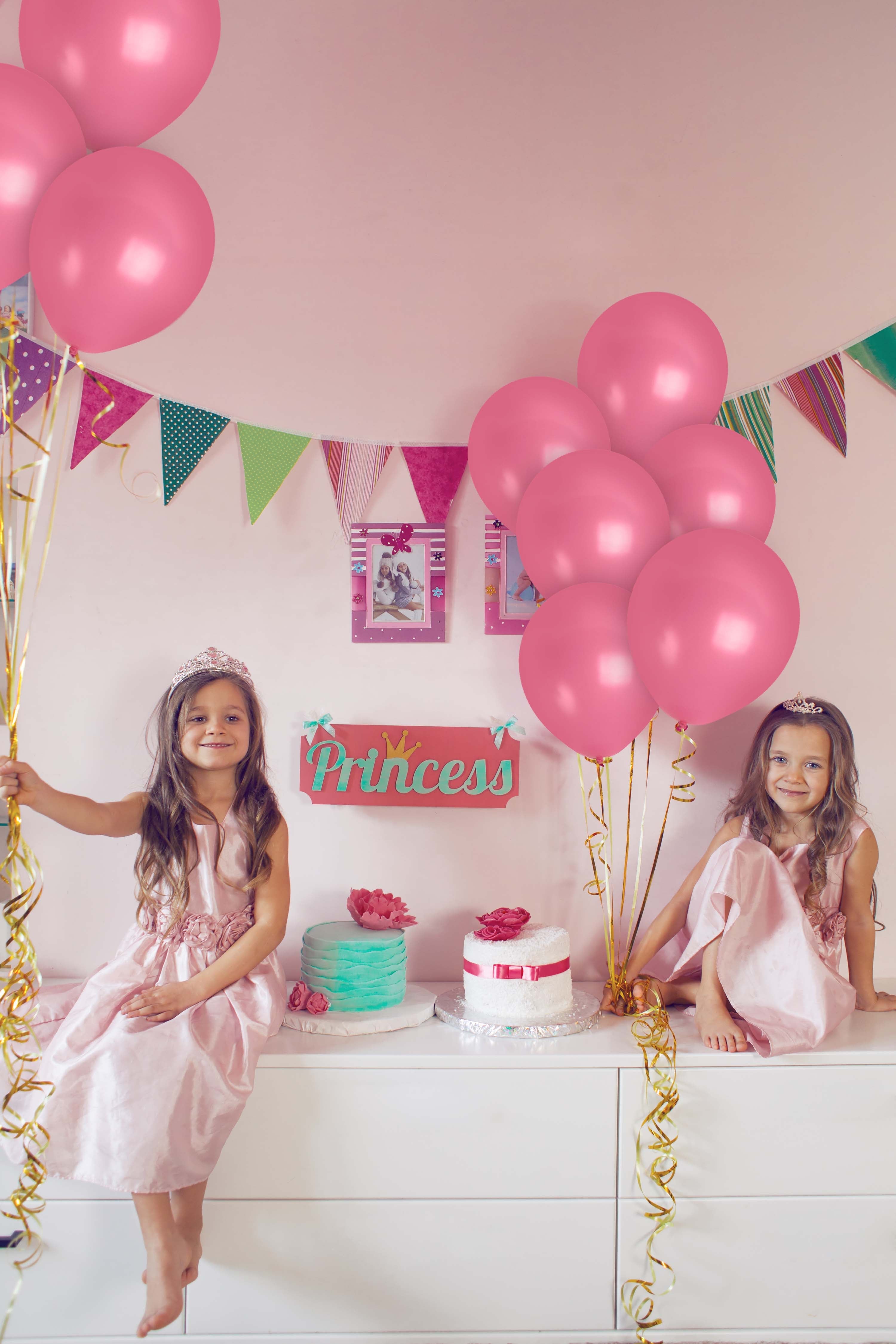 Rose Pink Balloons - 12 Inch Latex Balloons