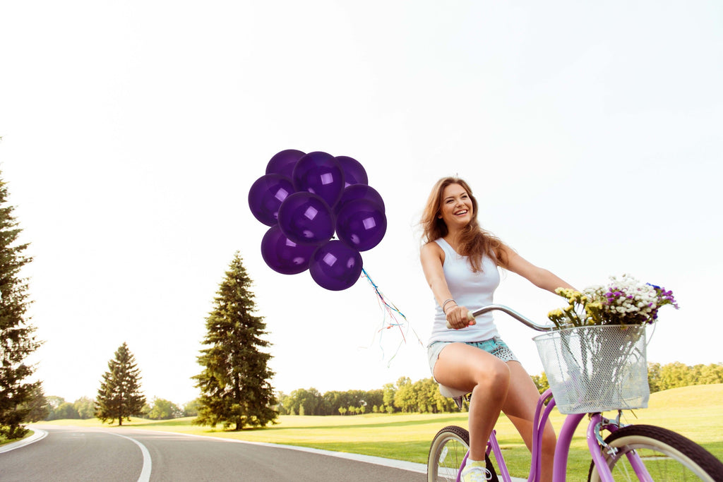 Dark Purple Balloons - 12 Inch Latex Balloons