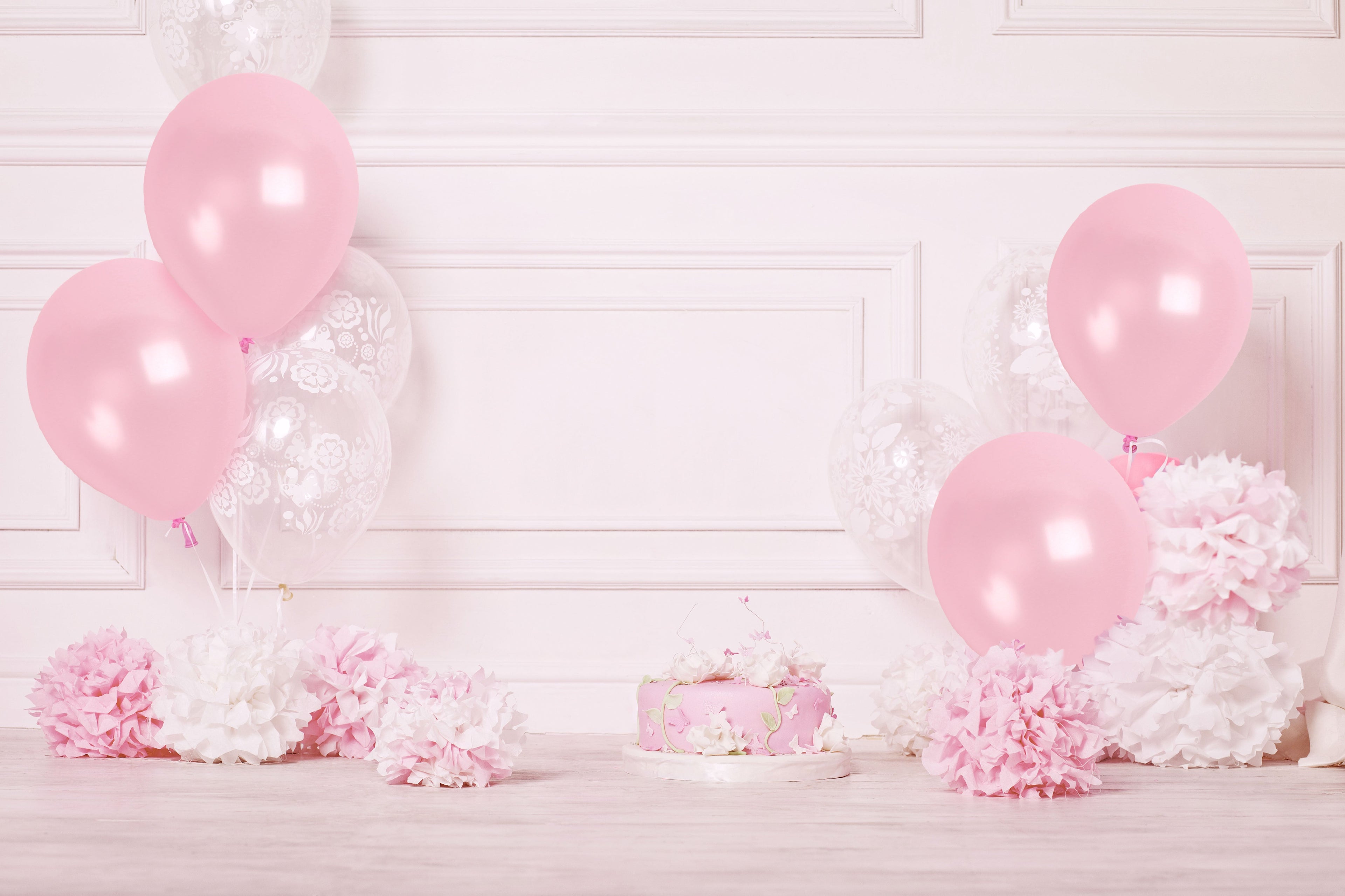 Pearlescent Light Pink Balloons - 12 Inch Latex Balloons