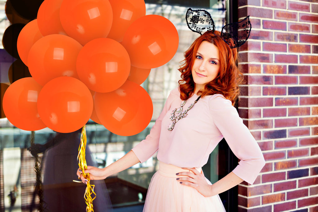 Orange Balloons - 12 Inch Latex Balloons