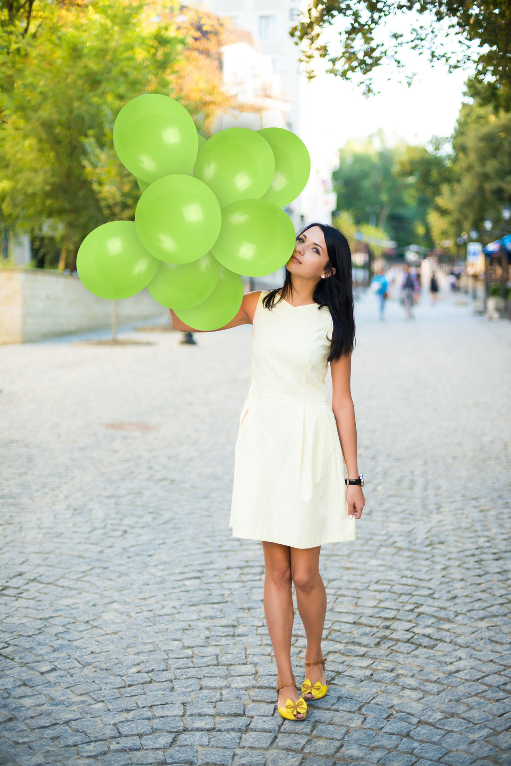 Lime Green Balloons - 12 Inch Latex Balloons