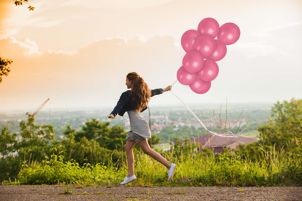 Rose Pink Balloons - 12 Inch Latex Balloons