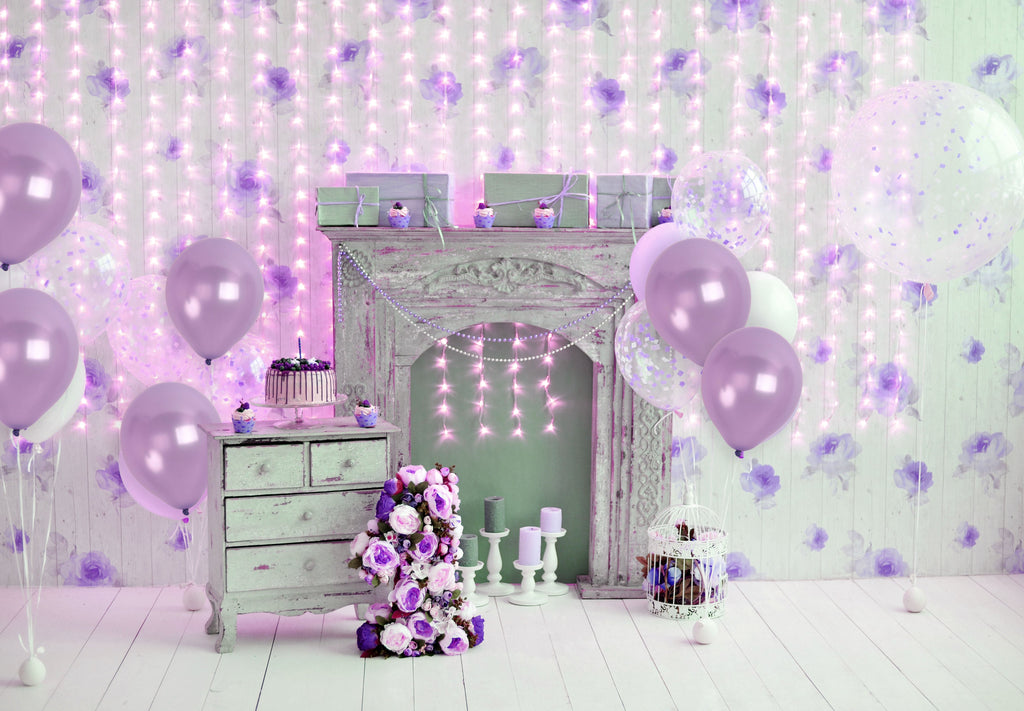 Pearlescent Pastel Purple Balloons - 12 Inch Latex Balloons