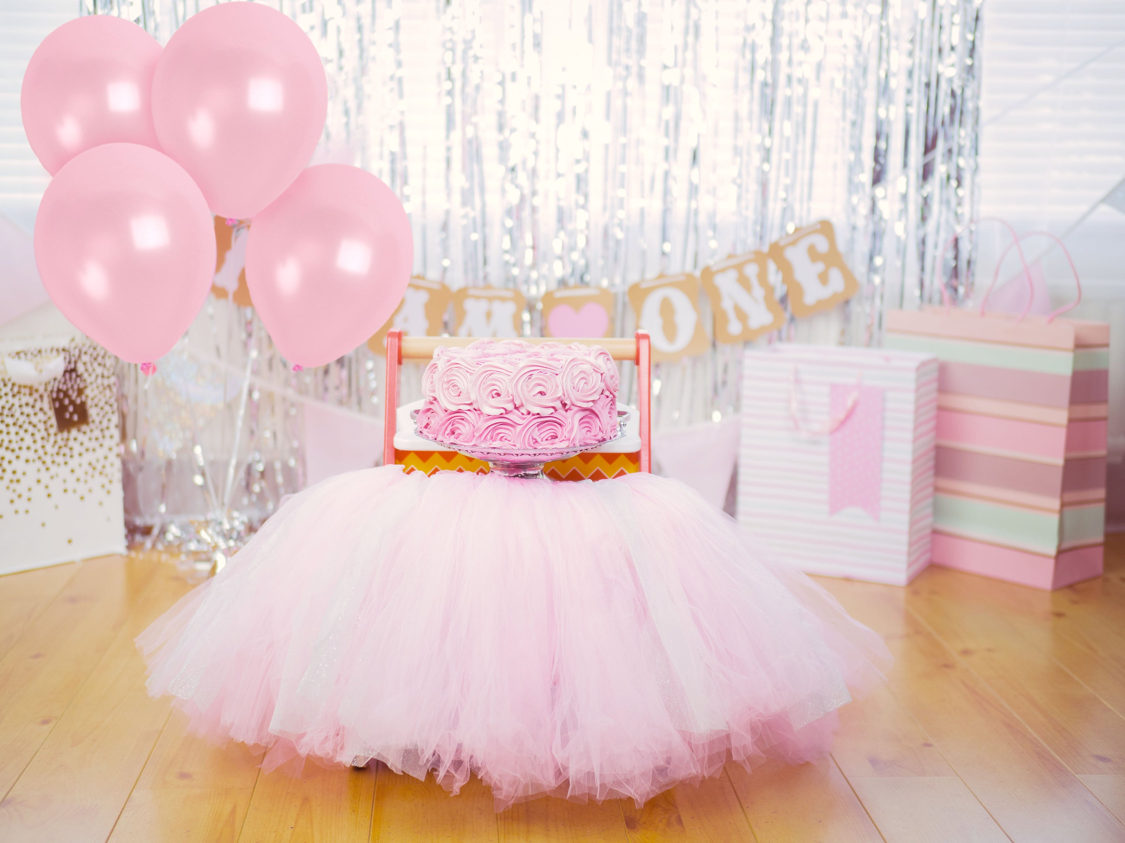 Pearlescent Light Pink Balloons - 12 Inch Latex Balloons