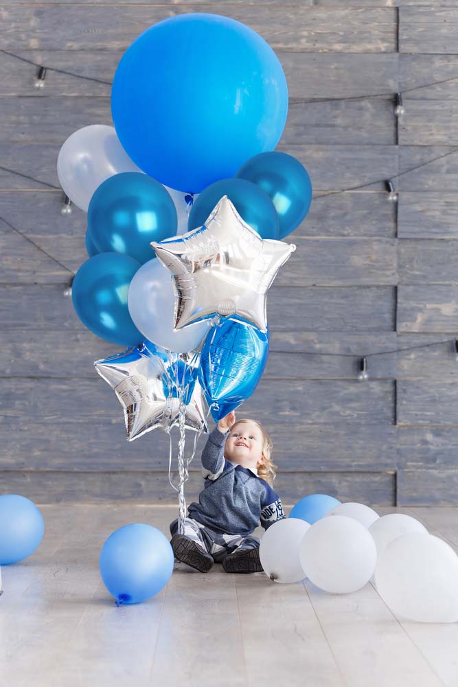 Pearlescent Royal Blue Balloons - 12 Inch Latex Balloons