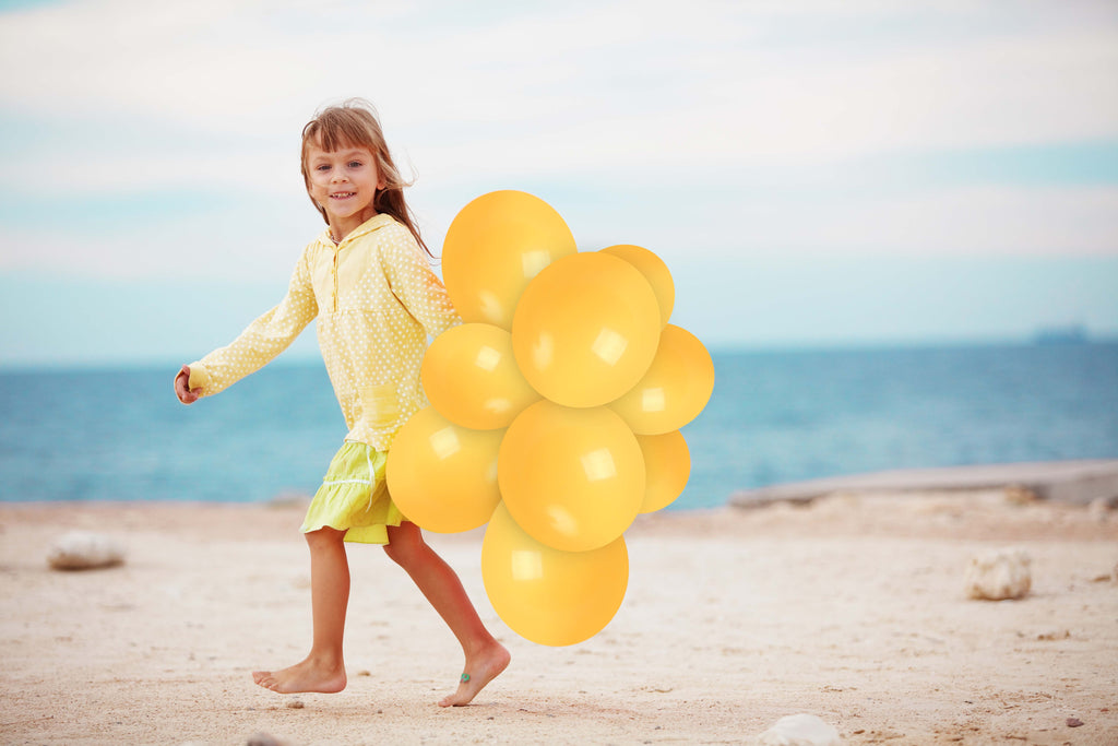 Dark Yellow Balloons - 12 Inch Latex Balloons