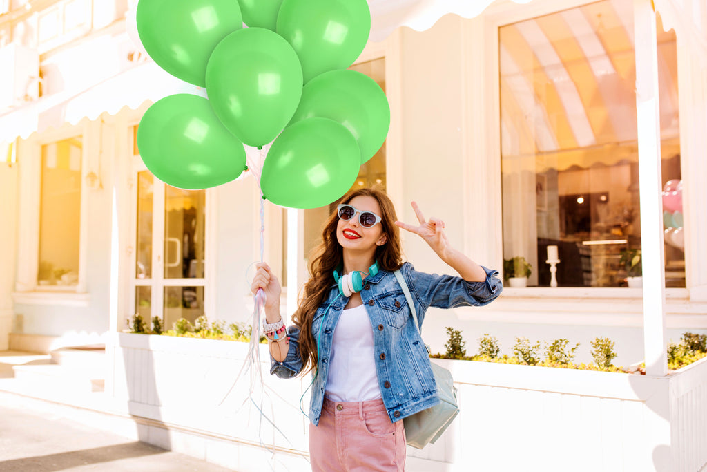 Light Green Balloons - 12 Inch Latex Balloons