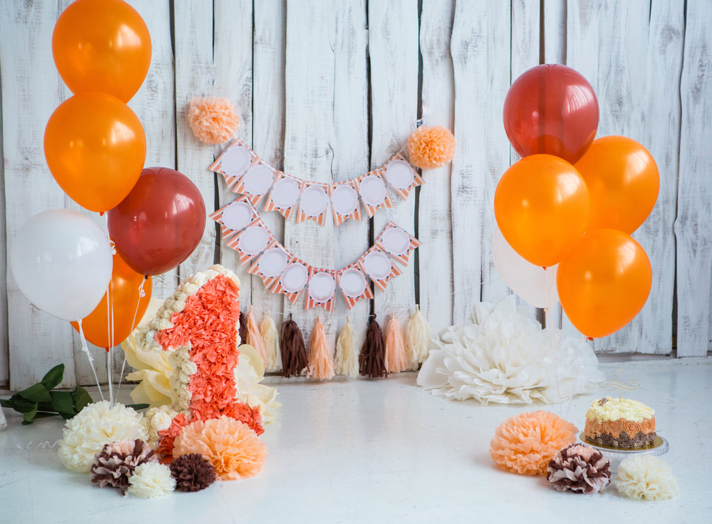 Pearlescent Orange Balloons - 12 Inch Latex Balloons