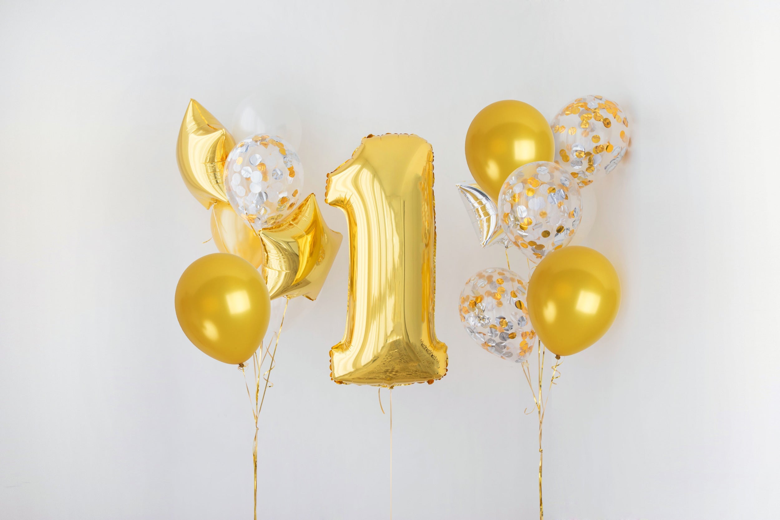 Pearlescent Gold Balloons - 12 Inch Latex Balloons