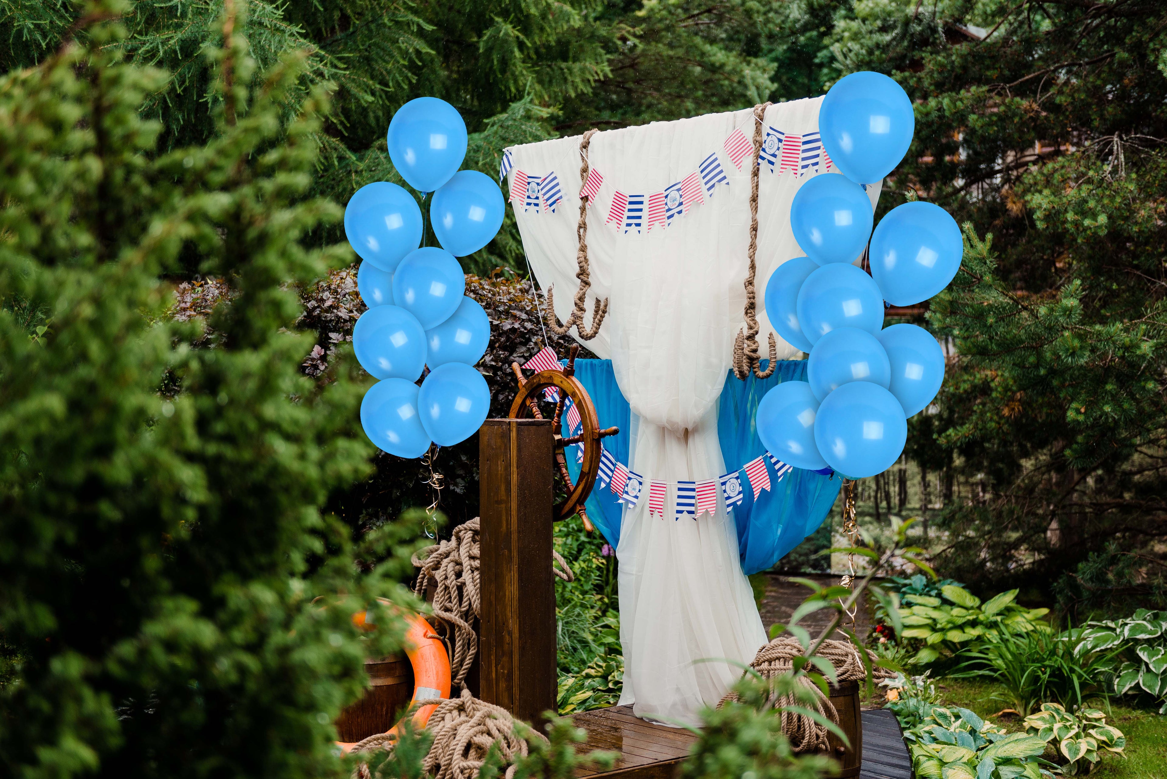 Light Blue Balloons - 12 Inch Latex Balloons