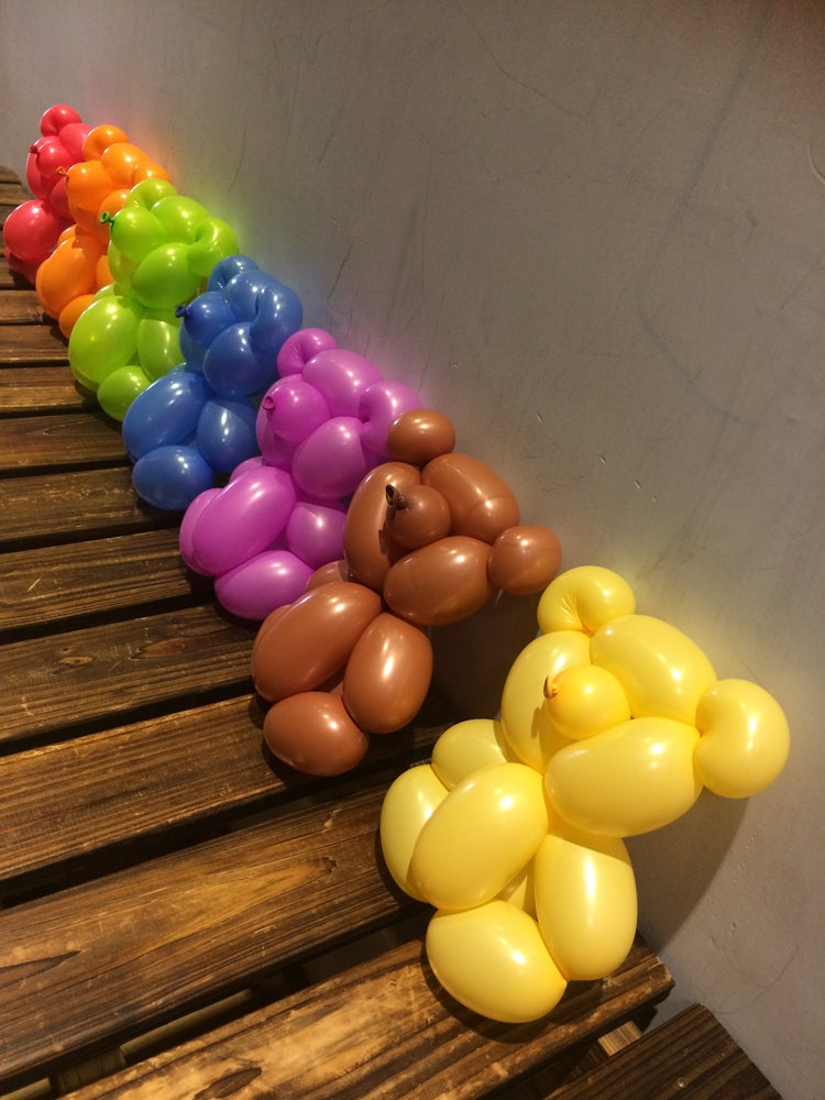 Blue Twisting Balloons - Long Balloons